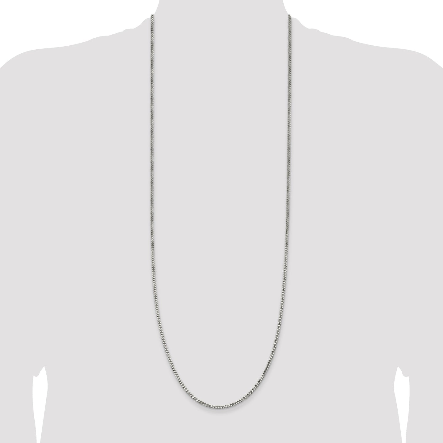 Sterling Silver 3mm Curb Chain