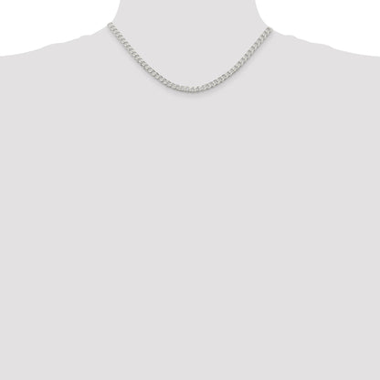 Sterling Silver 4.5mm Curb Chain