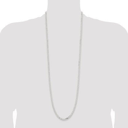 Sterling Silver 4.5mm Curb Chain