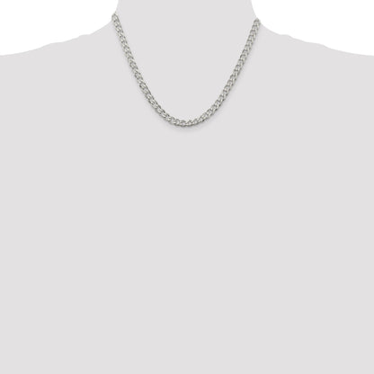 Sterling Silver 5.7mm Curb Chain