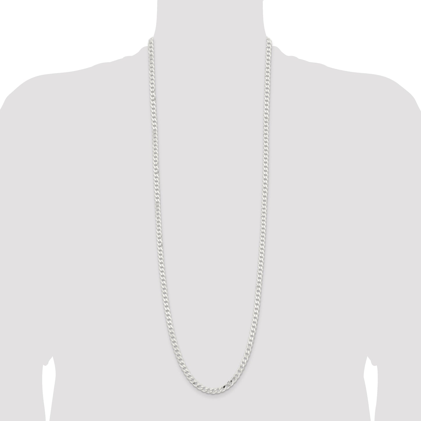 Sterling Silver 5.7mm Curb Chain
