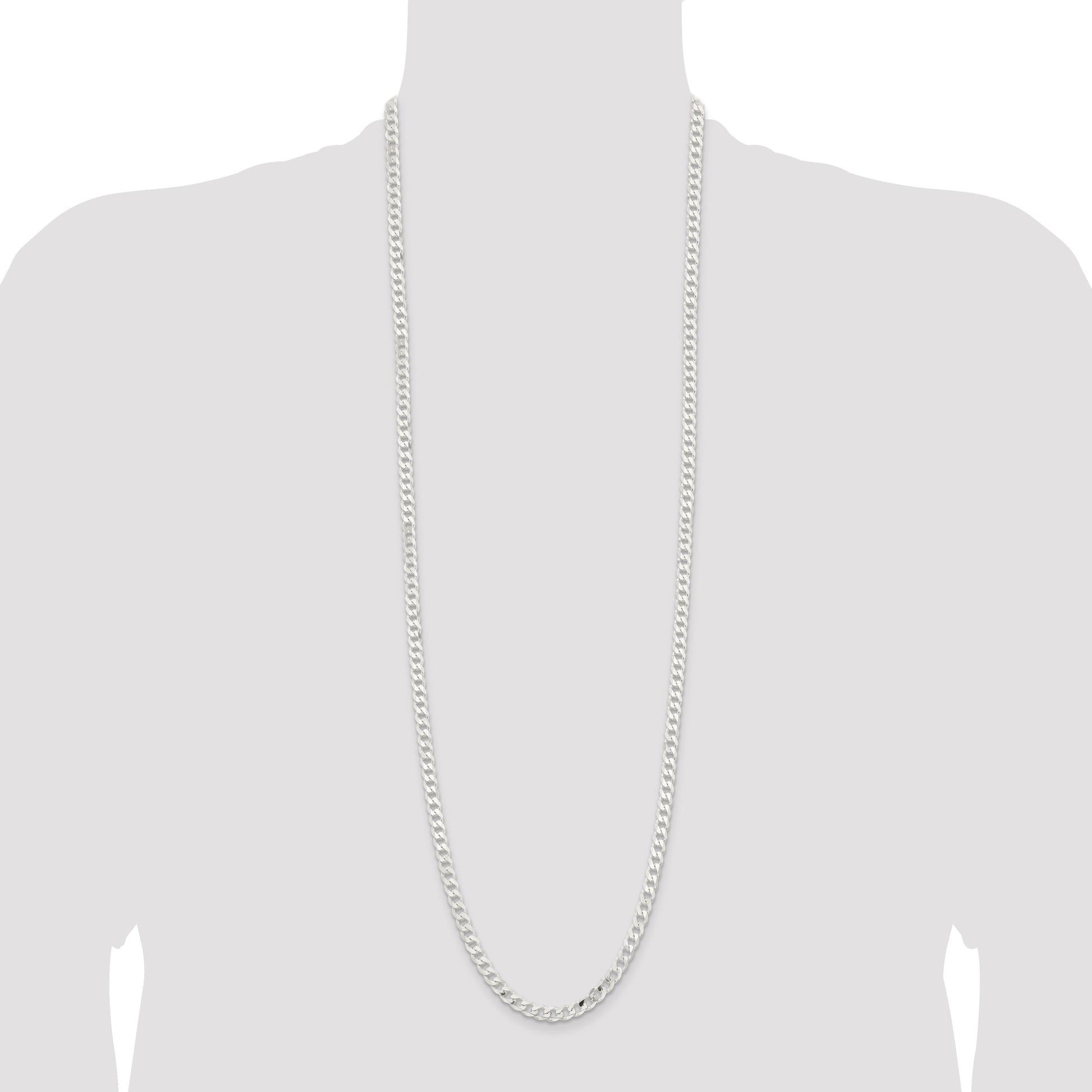 Sterling Silver 5.7mm Curb Chain