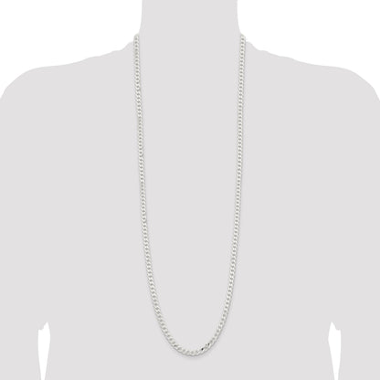 Sterling Silver 5.7mm Curb Chain