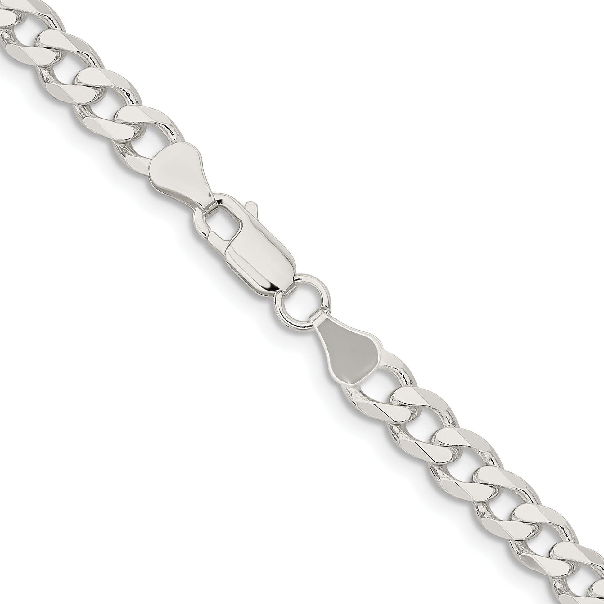 Sterling Silver 6.5mm Curb Chain