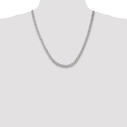 Sterling Silver 6.5mm Curb Chain