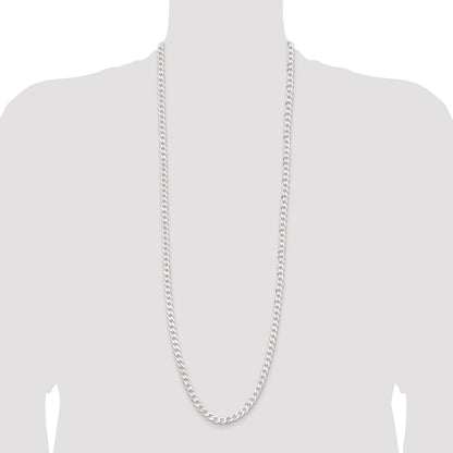 Sterling Silver 6.5mm Curb Chain