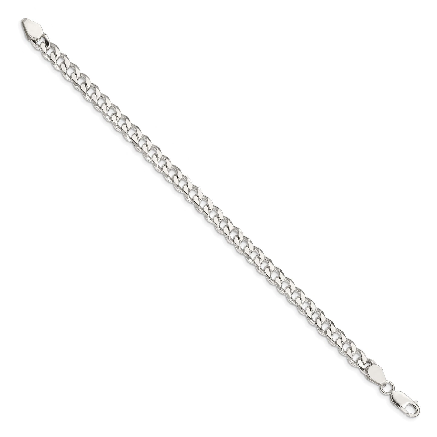 Sterling Silver 6.5mm Curb Chain