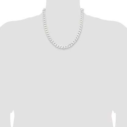 Sterling Silver 9.3mm Curb Chain