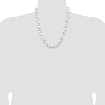 Sterling Silver 9.3mm Curb Chain