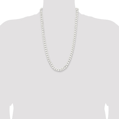 Sterling Silver 9.3mm Curb Chain