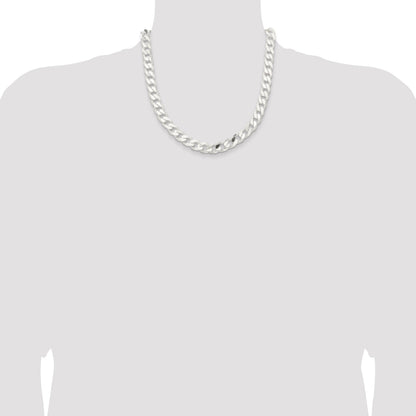 Sterling Silver 11mm Curb Chain