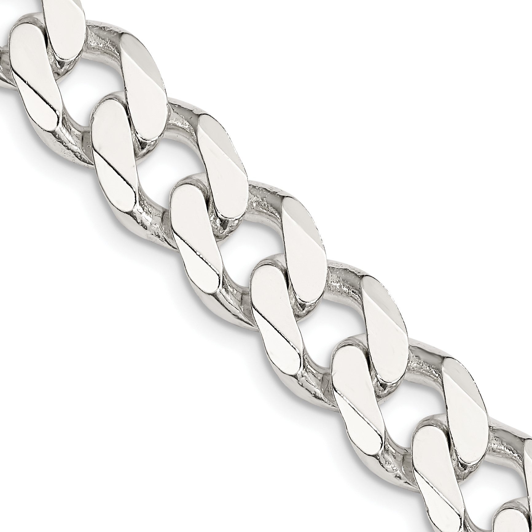 Sterling Silver 11mm Curb Chain