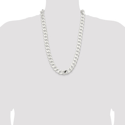 Sterling Silver 14.5mm Curb Chain