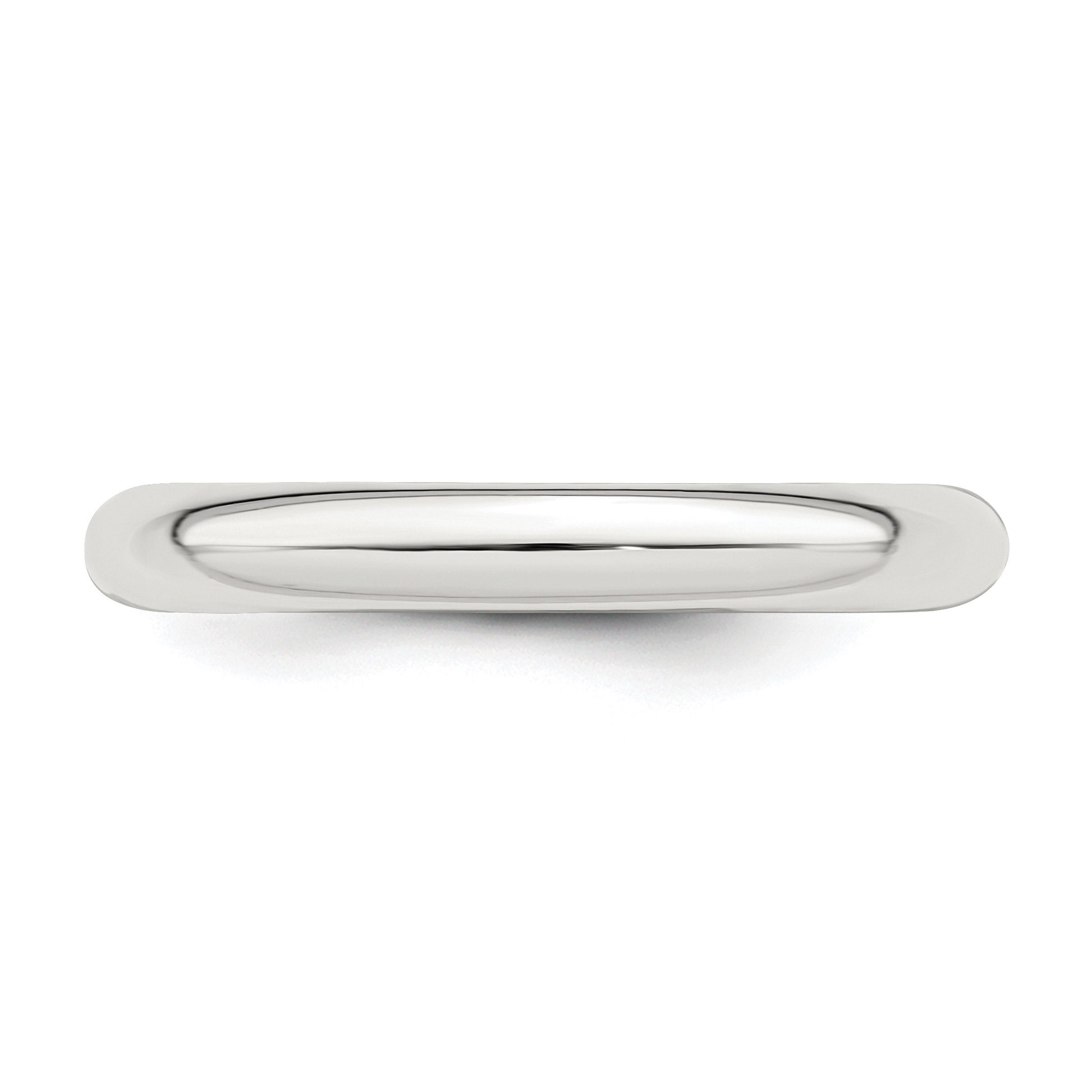 Sterling Silver 3mm Comfort Fit Size 7 Band