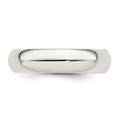 Sterling Silver 5mm Comfort Fit Size 8 Band