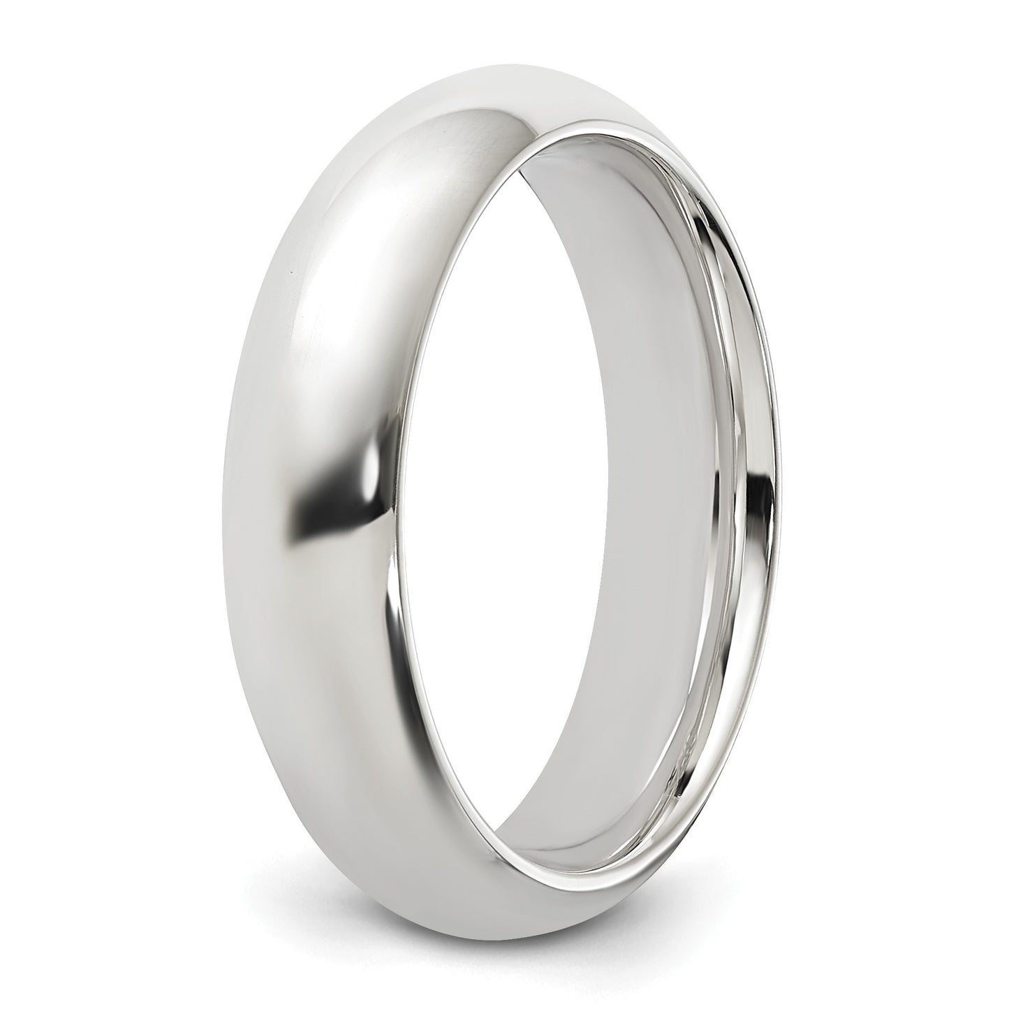 Sterling Silver 5mm Comfort Fit Size 8 Band