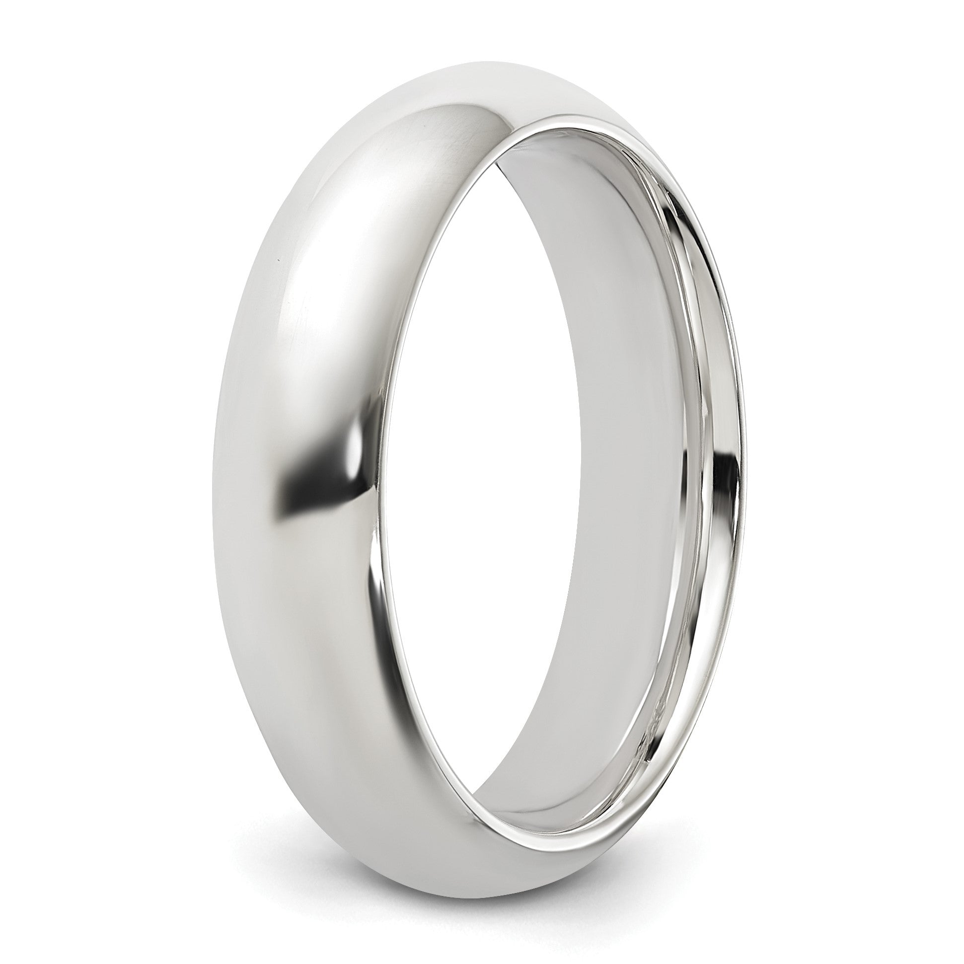 Sterling Silver 5mm Comfort Fit Size 8 Band