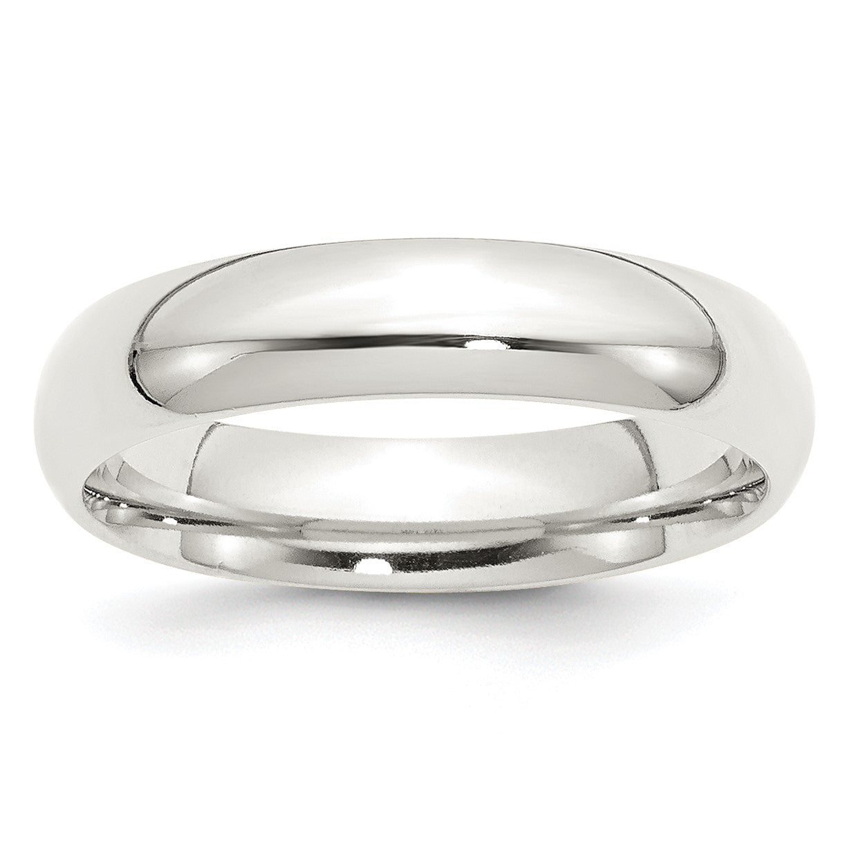 Sterling Silver 5mm Comfort Fit Size 8 Band