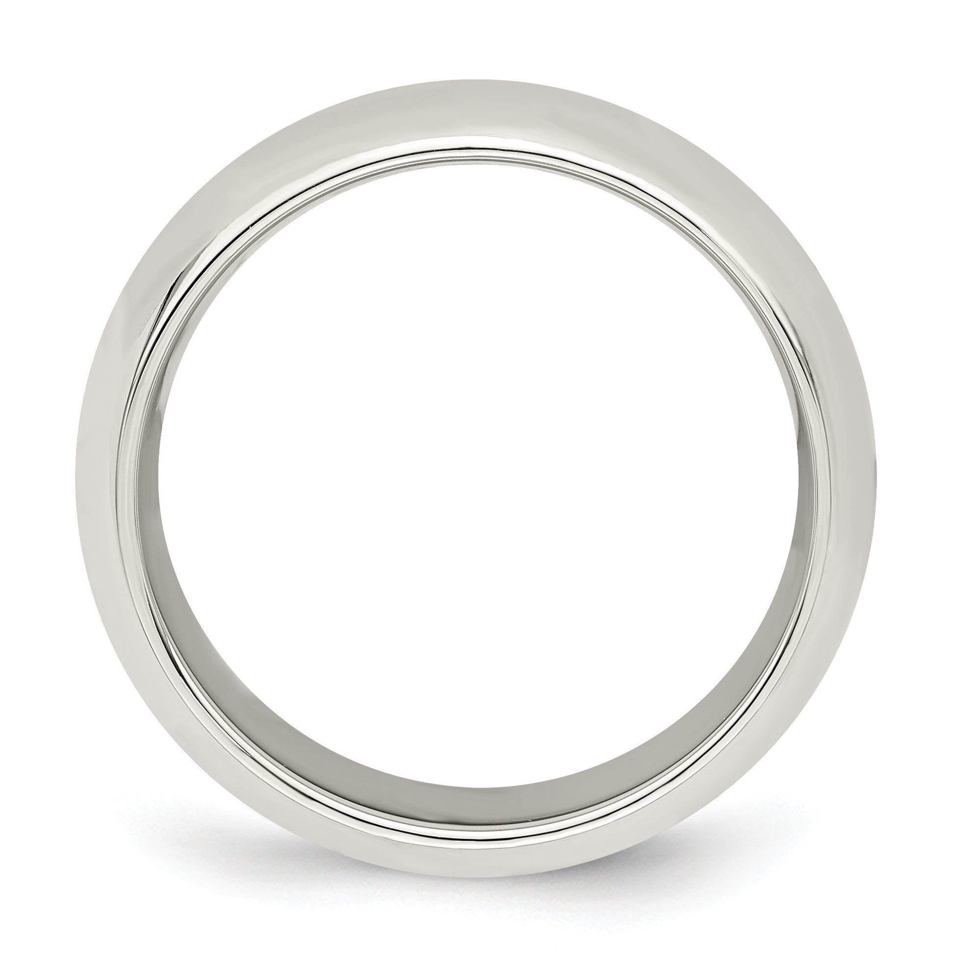 Sterling Silver 7mm Comfort Fit Size 7.5 Band