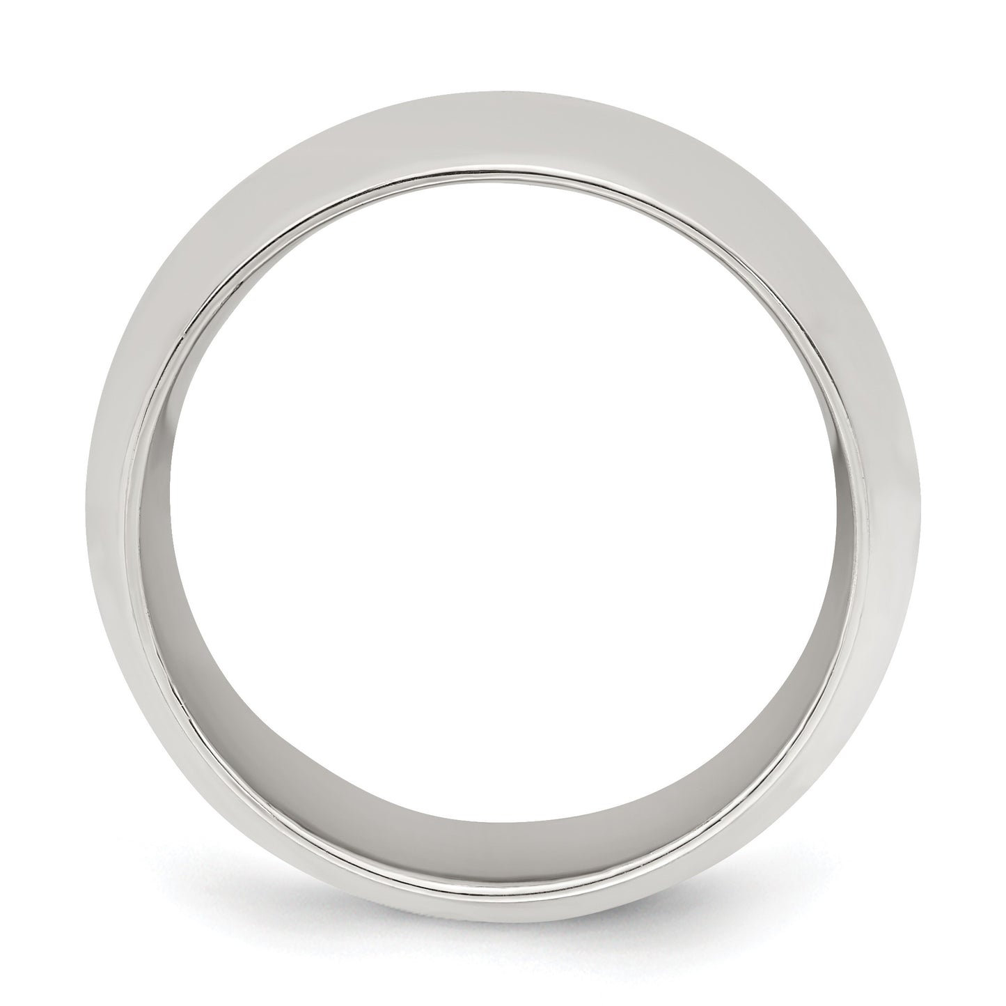 Sterling Silver 9mm Comfort Fit Size 8.5 Band