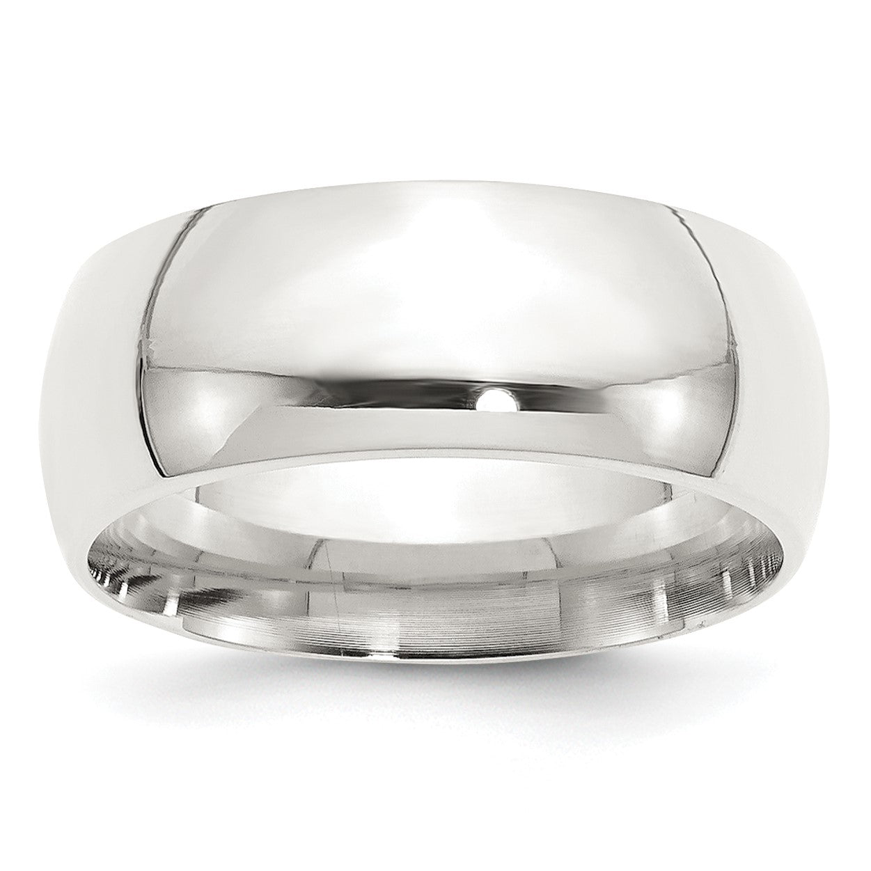 Sterling Silver 9mm Comfort Fit Size 8.5 Band