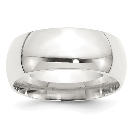 Sterling Silver 9mm Comfort Fit Size 11.5 Band