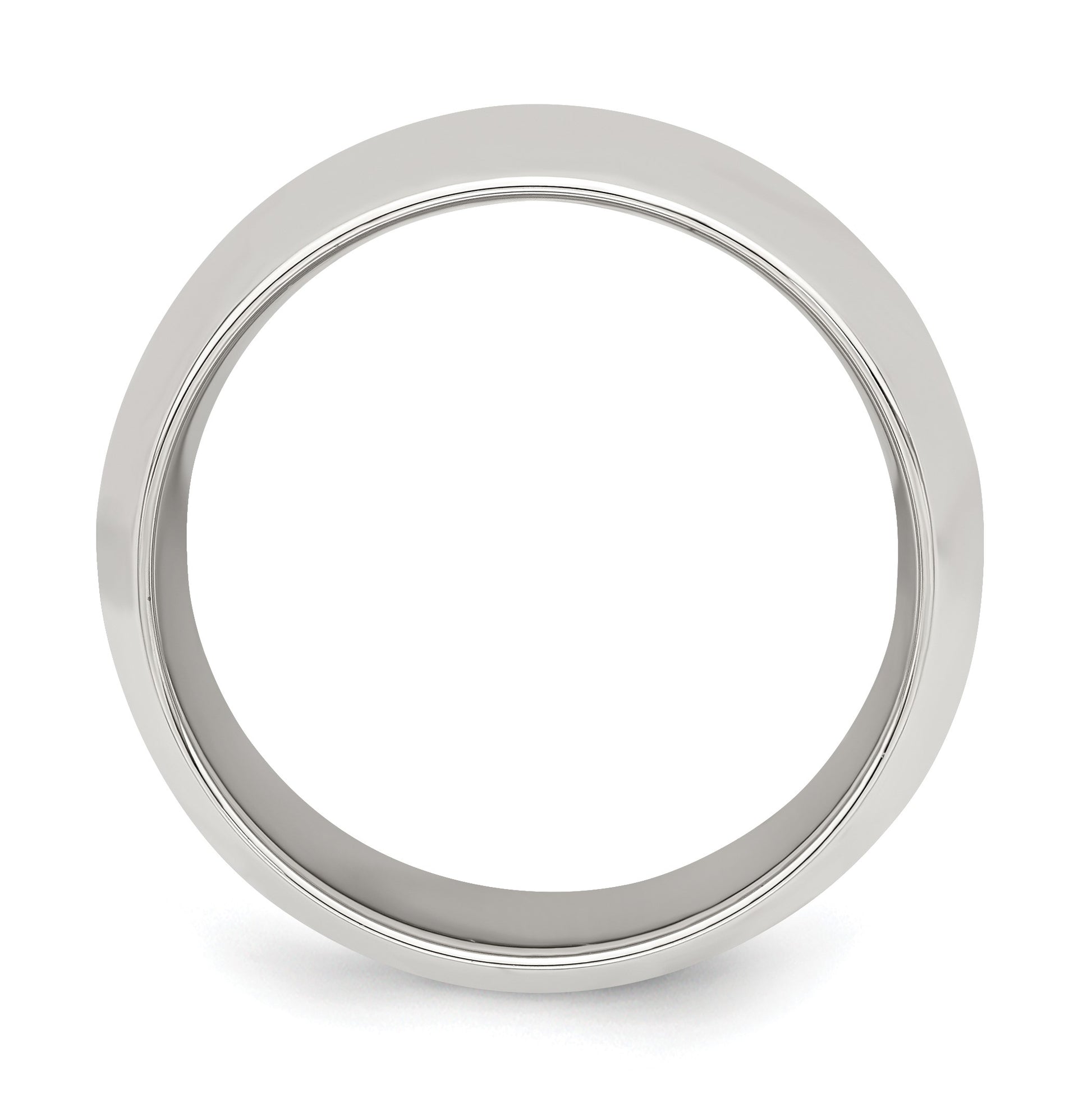 Sterling Silver 10mm Comfort Fit Size 13 Band