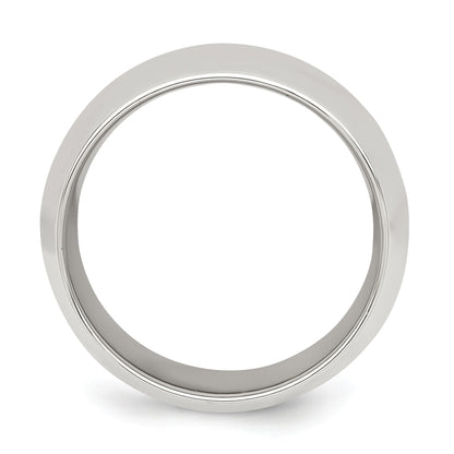 Sterling Silver 10mm Comfort Fit Size 13 Band