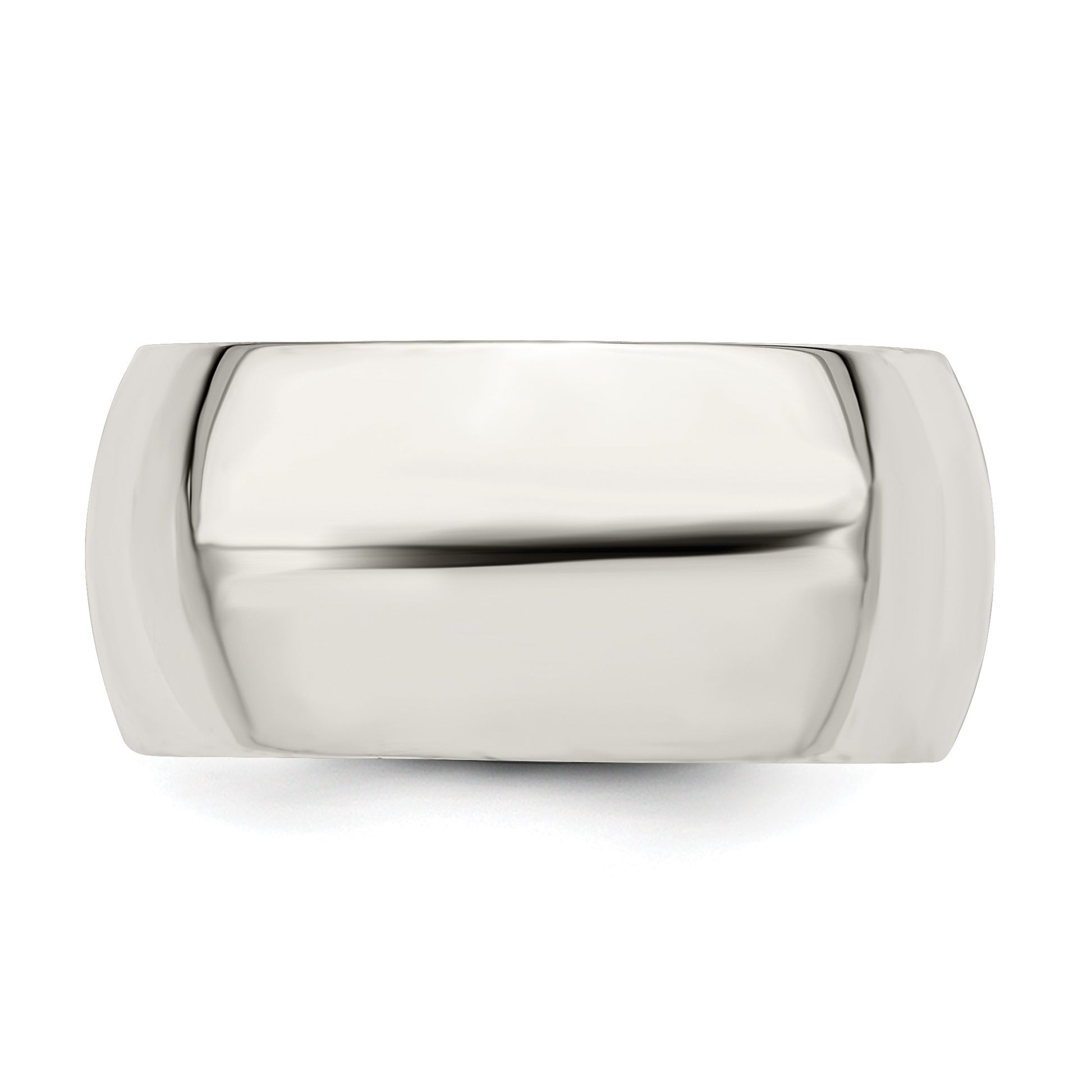 Sterling Silver 10mm Comfort Fit Size 5.5 Band