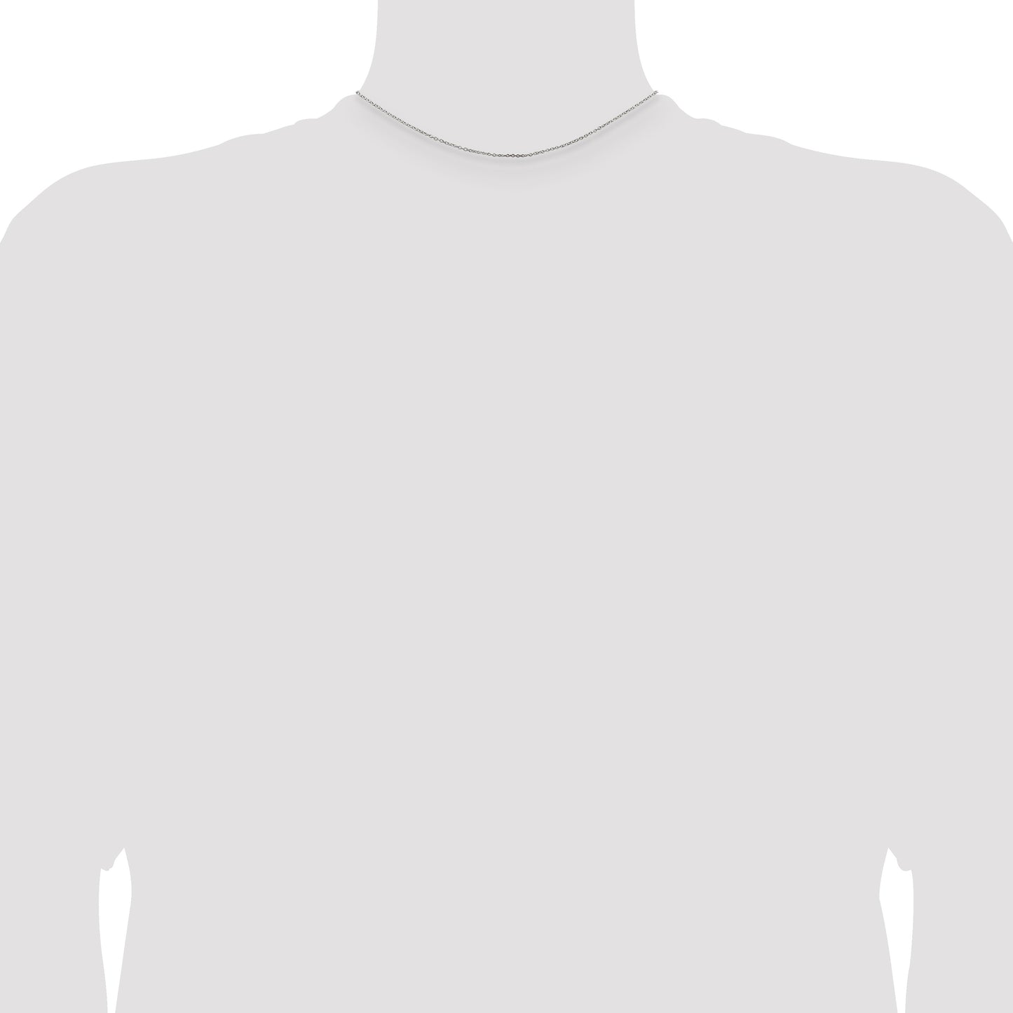 Sterling Silver 1mm Cable Chain