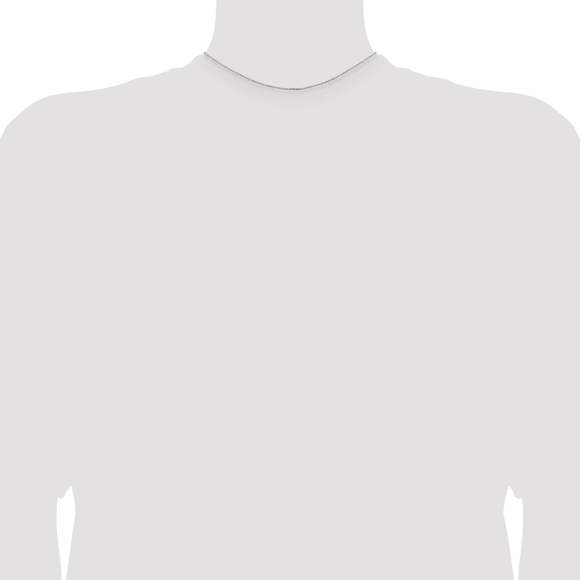 Sterling Silver 1mm Cable Chain