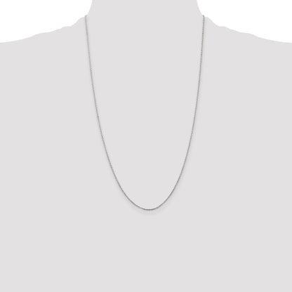 Sterling Silver 1mm Cable Chain