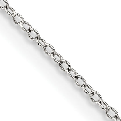 Sterling Silver 1mm Cable Chain