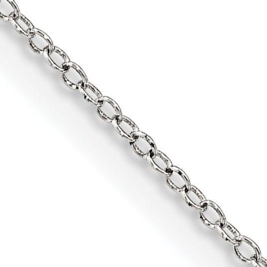 Sterling Silver 1mm Cable Chain