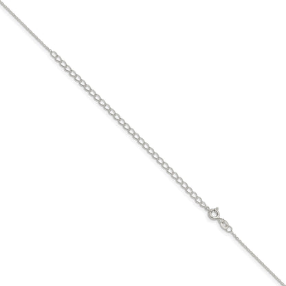 Sterling Silver 1mm Cable Chain w/4in ext.