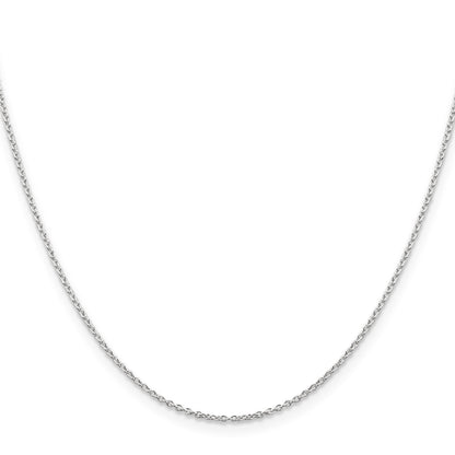Sterling Silver 1.25mm Cable Chain w/4in ext.