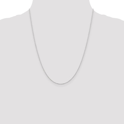 Sterling Silver 1.25mm Cable Chain w/4in ext.