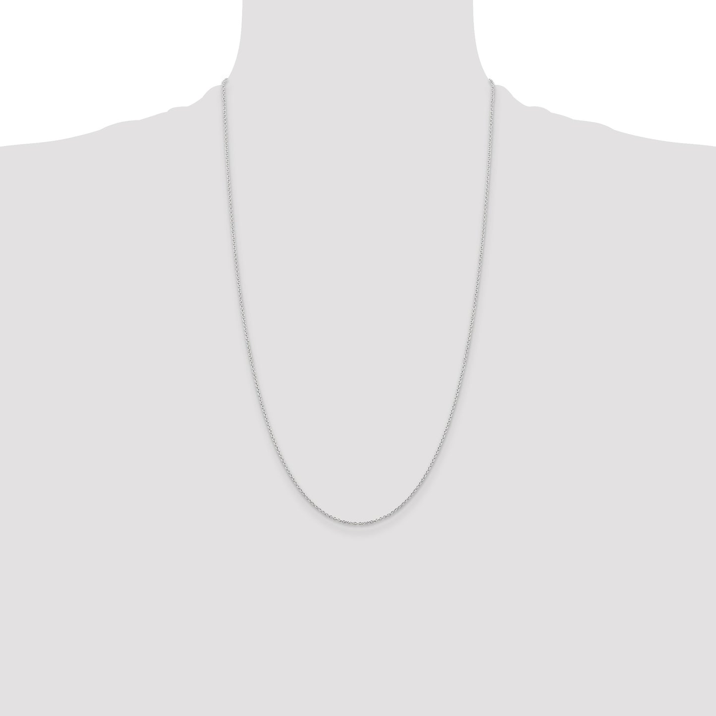 Sterling Silver 1.25mm Cable Chain