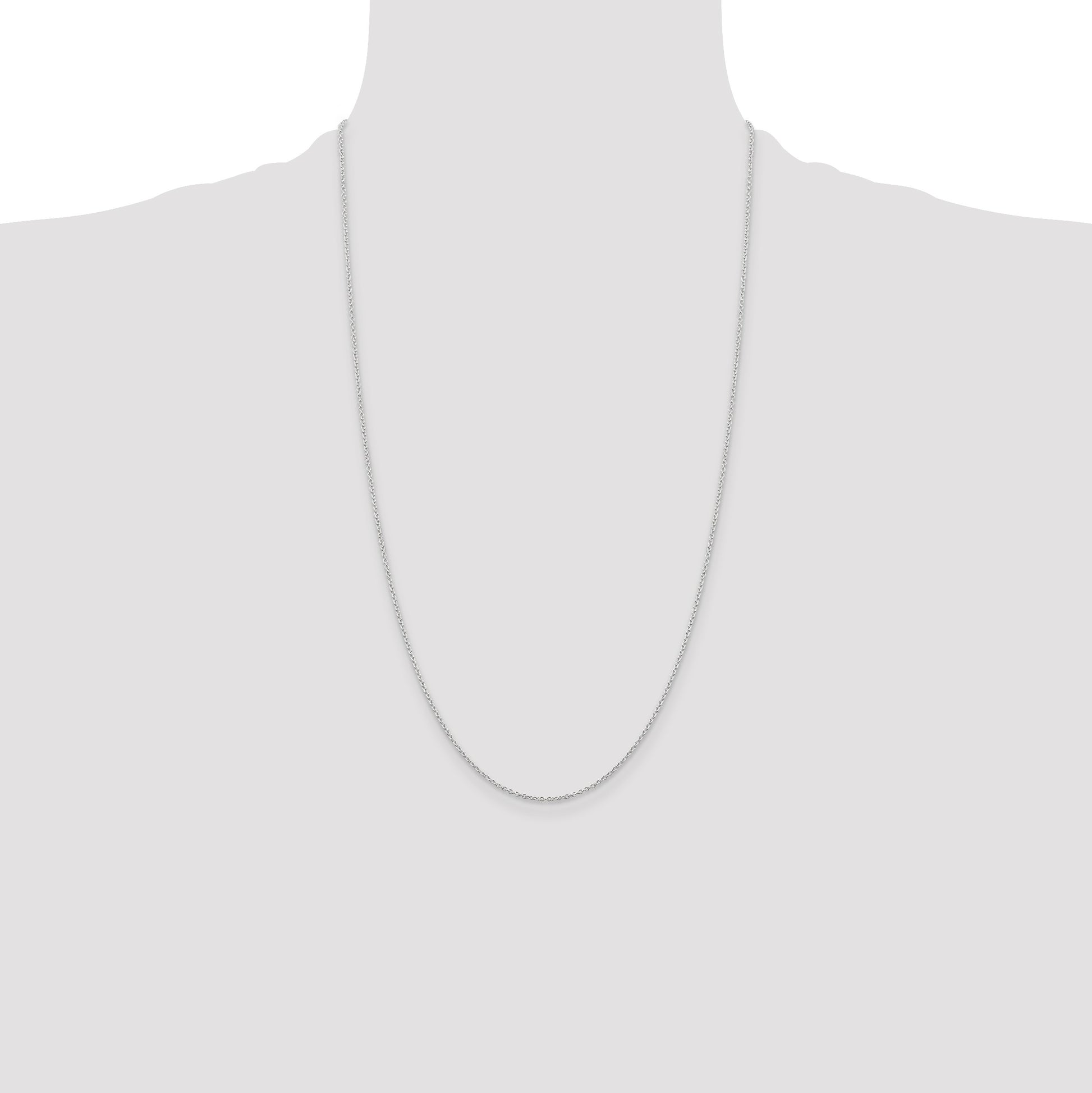 Sterling Silver 1.25mm Cable Chain