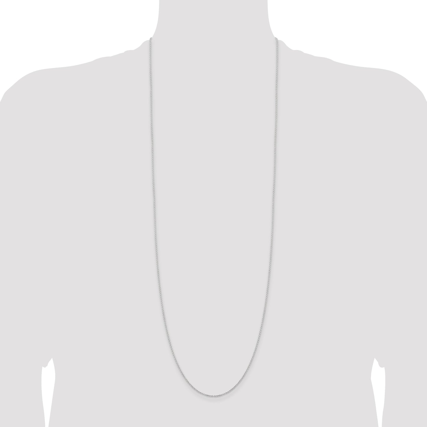Sterling Silver 1.25mm Cable Chain
