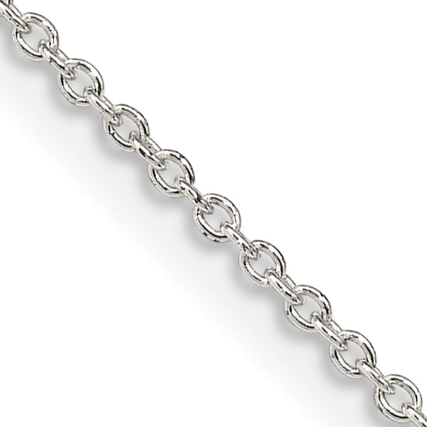 Sterling Silver 1.25mm Cable Chain