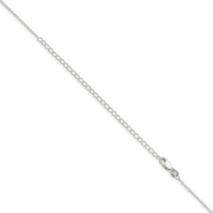 Sterling Silver 1.25mm Cable Chain w/4in ext.
