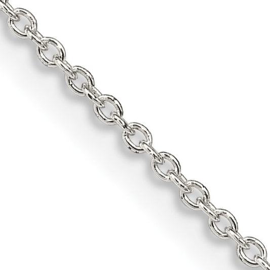 Sterling Silver 1.25mm Cable Chain