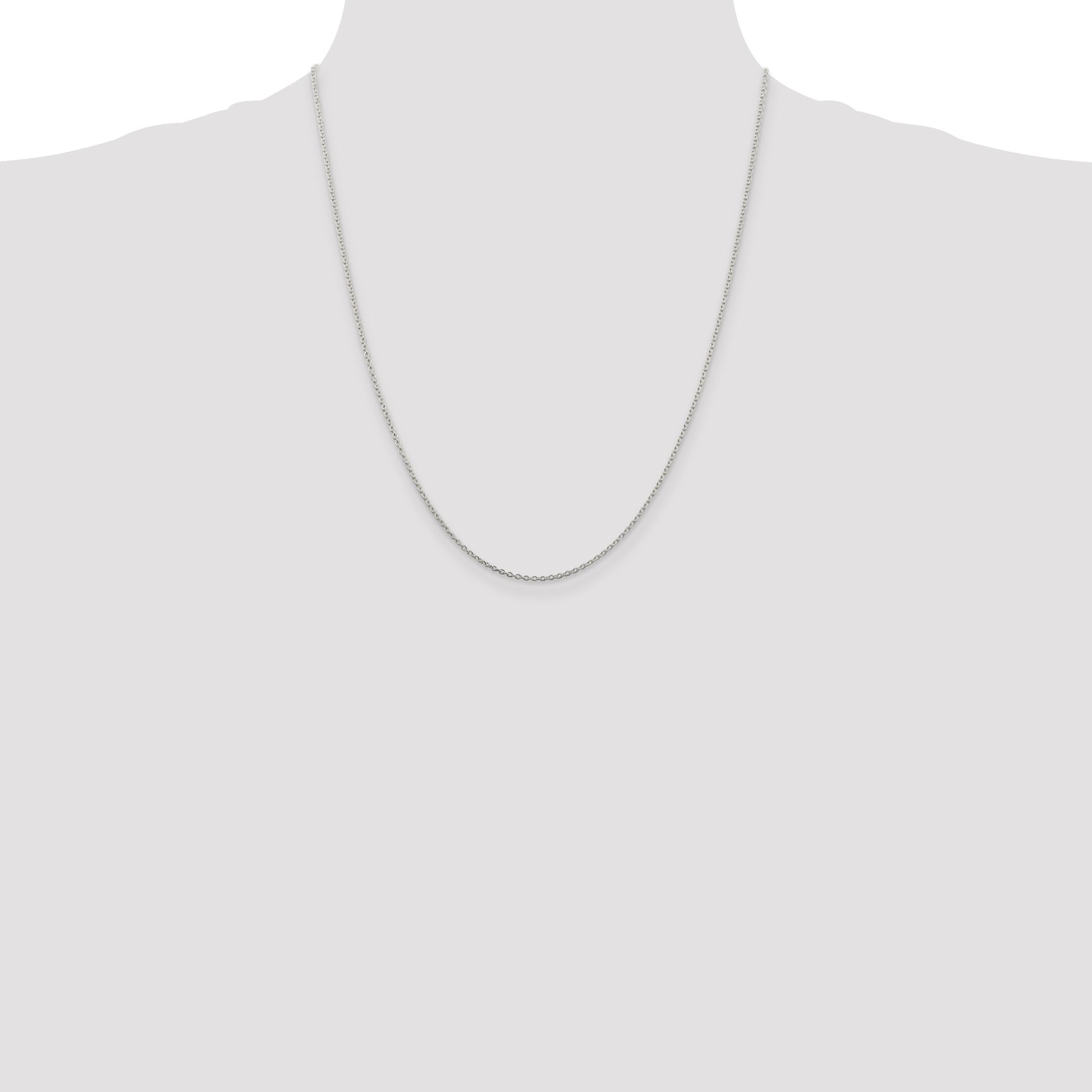 Sterling Silver 1.5mm Cable Chain w/4in ext.
