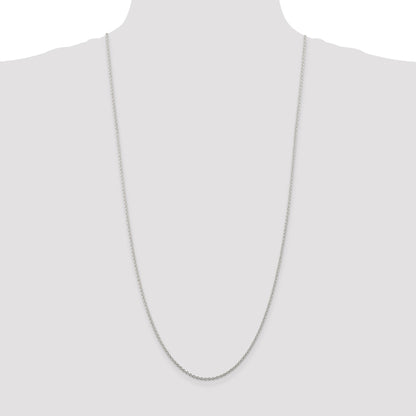 Sterling Silver 1.95mm Cable Chain