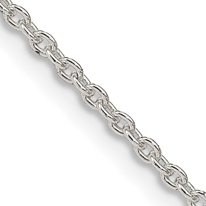 Sterling Silver 1.95mm Cable Chain