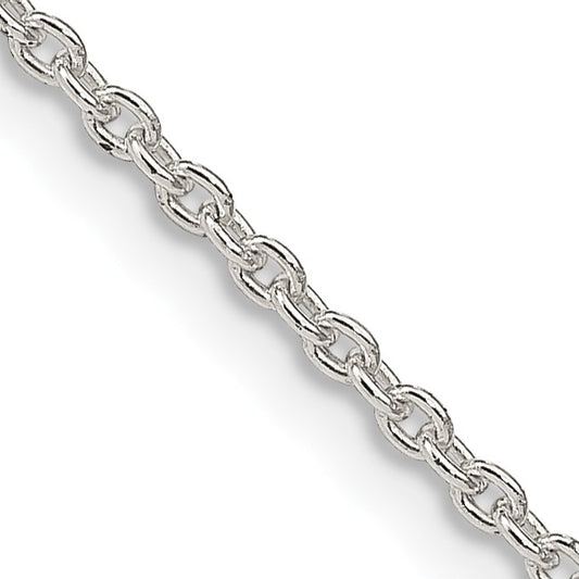 Sterling Silver 1.95mm Cable Chain