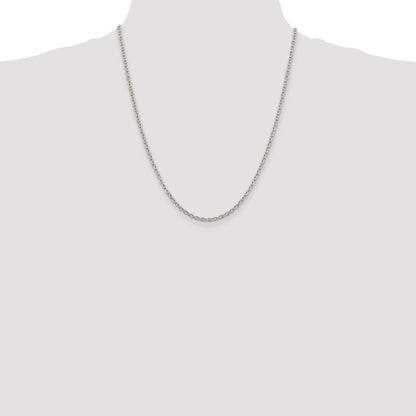 Sterling Silver 2.75mm Cable Chain