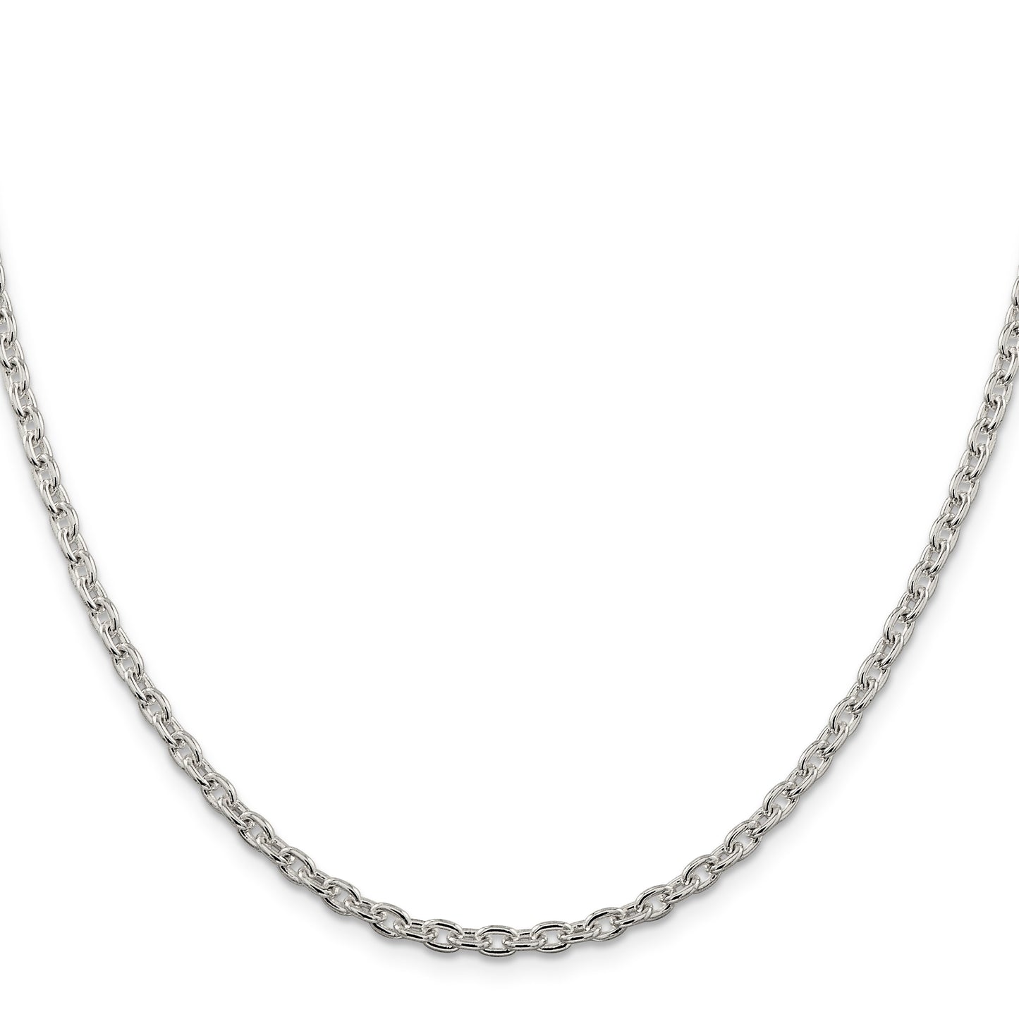 Sterling Silver 3.5mm Cable Chain