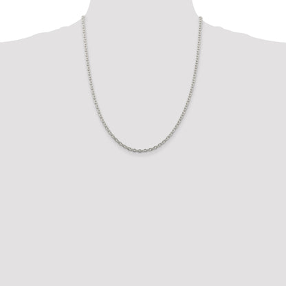 Sterling Silver 3.5mm Cable Chain